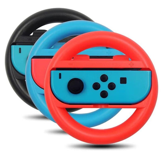 2x Steering Wheels for Nintendo Switch Joy Con Racing Gaming